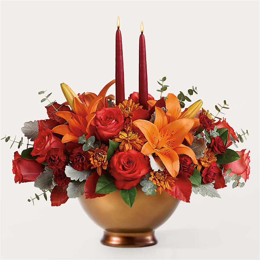 Fruits of Fall Centerpiece – NITA'S FLOWERS & GIFTS, Marlow OK