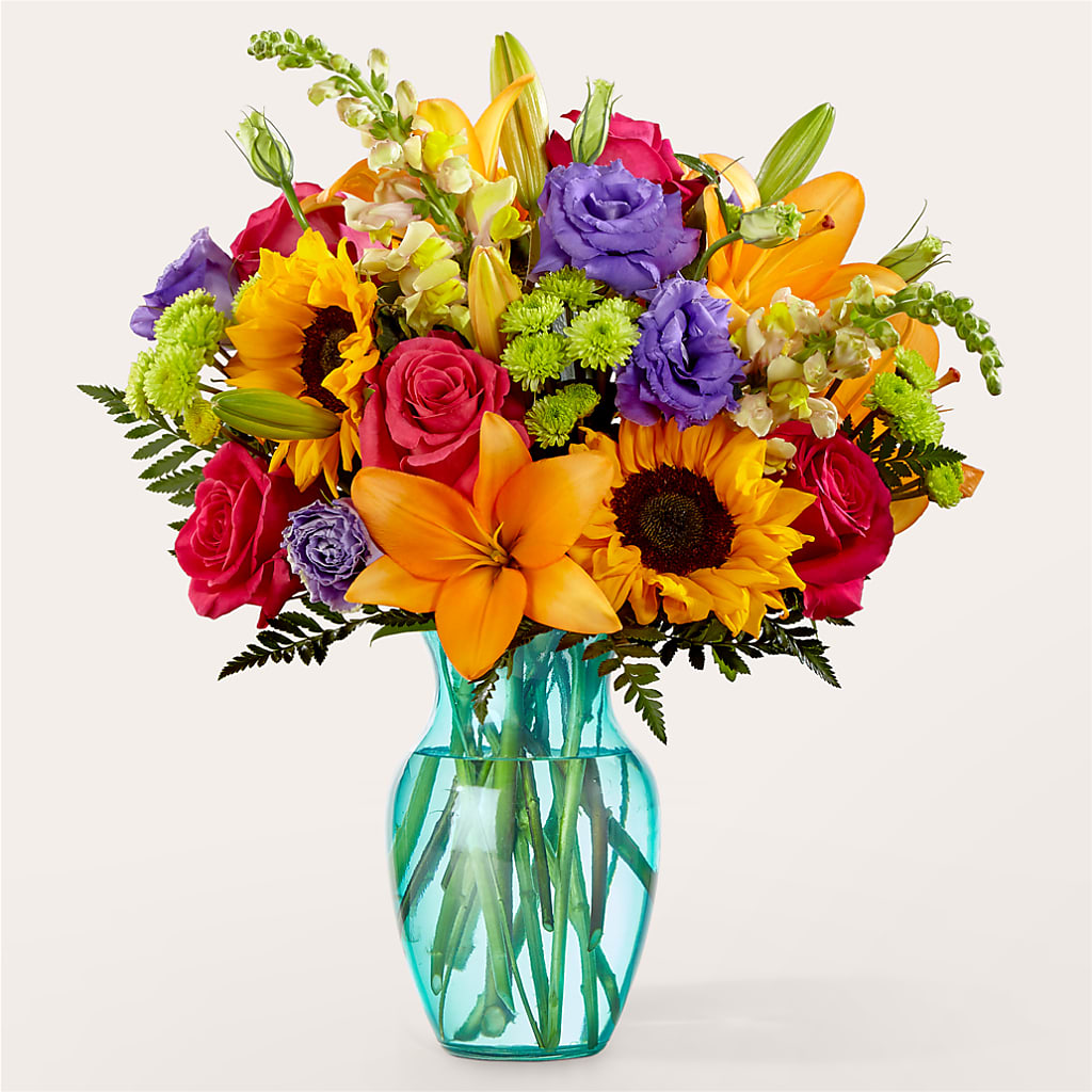 Double Rainbow Bouquet – NITA'S FLOWERS & GIFTS, Marlow OK