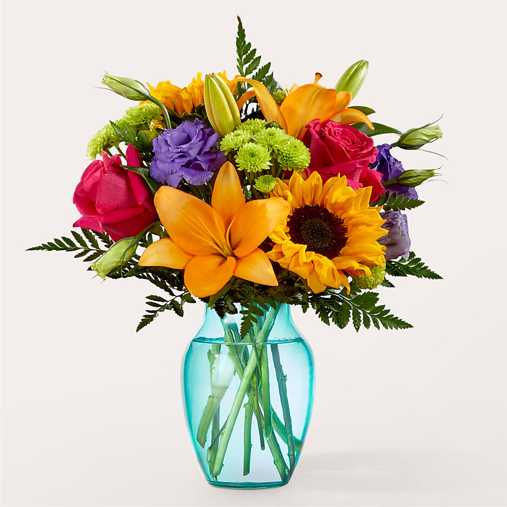 Double Rainbow Bouquet – NITA'S FLOWERS & GIFTS, Marlow OK
