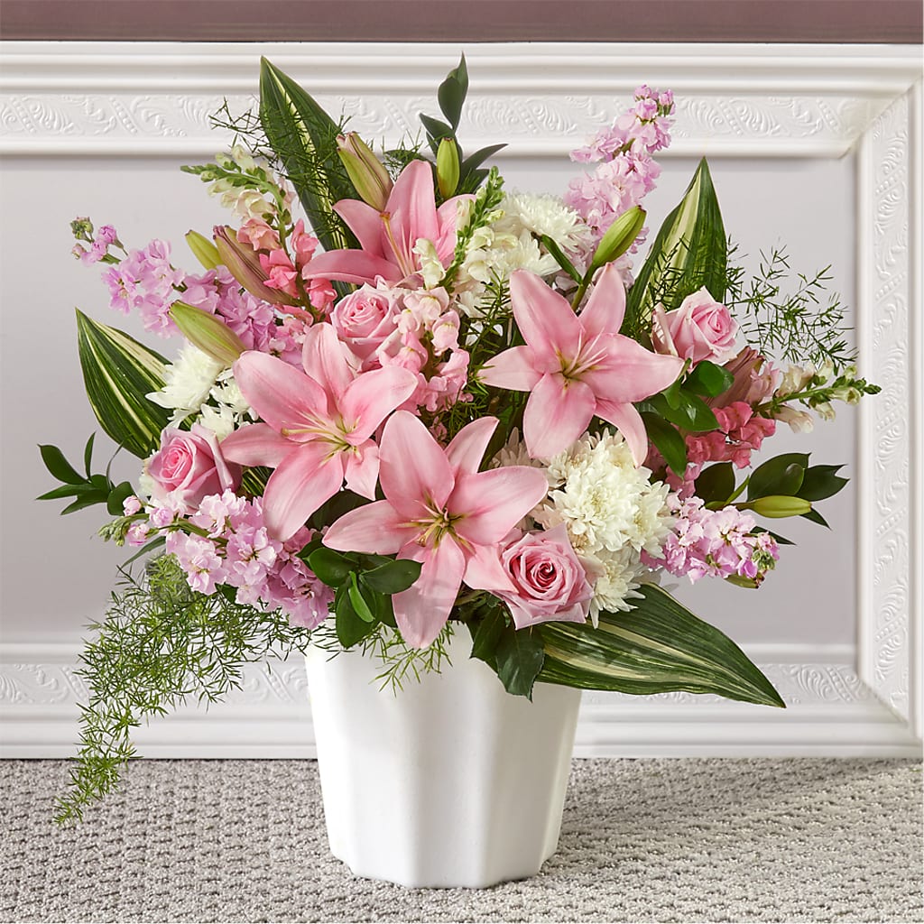 Simply Serene Floor Basket – NITA'S FLOWERS & GIFTS, Marlow OK