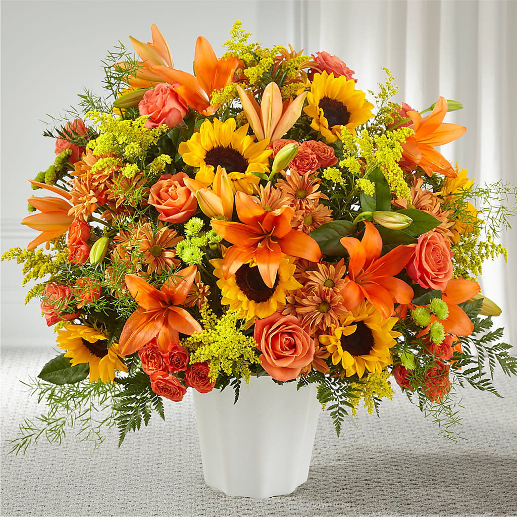 Harvest Thoughts Floor Basket – NITA'S FLOWERS & GIFTS, Marlow OK