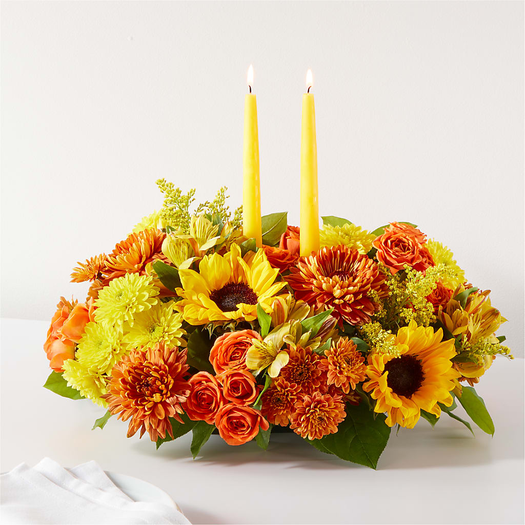 Autumn Harmony Centerpiece – NITA'S FLOWERS & GIFTS, Marlow OK