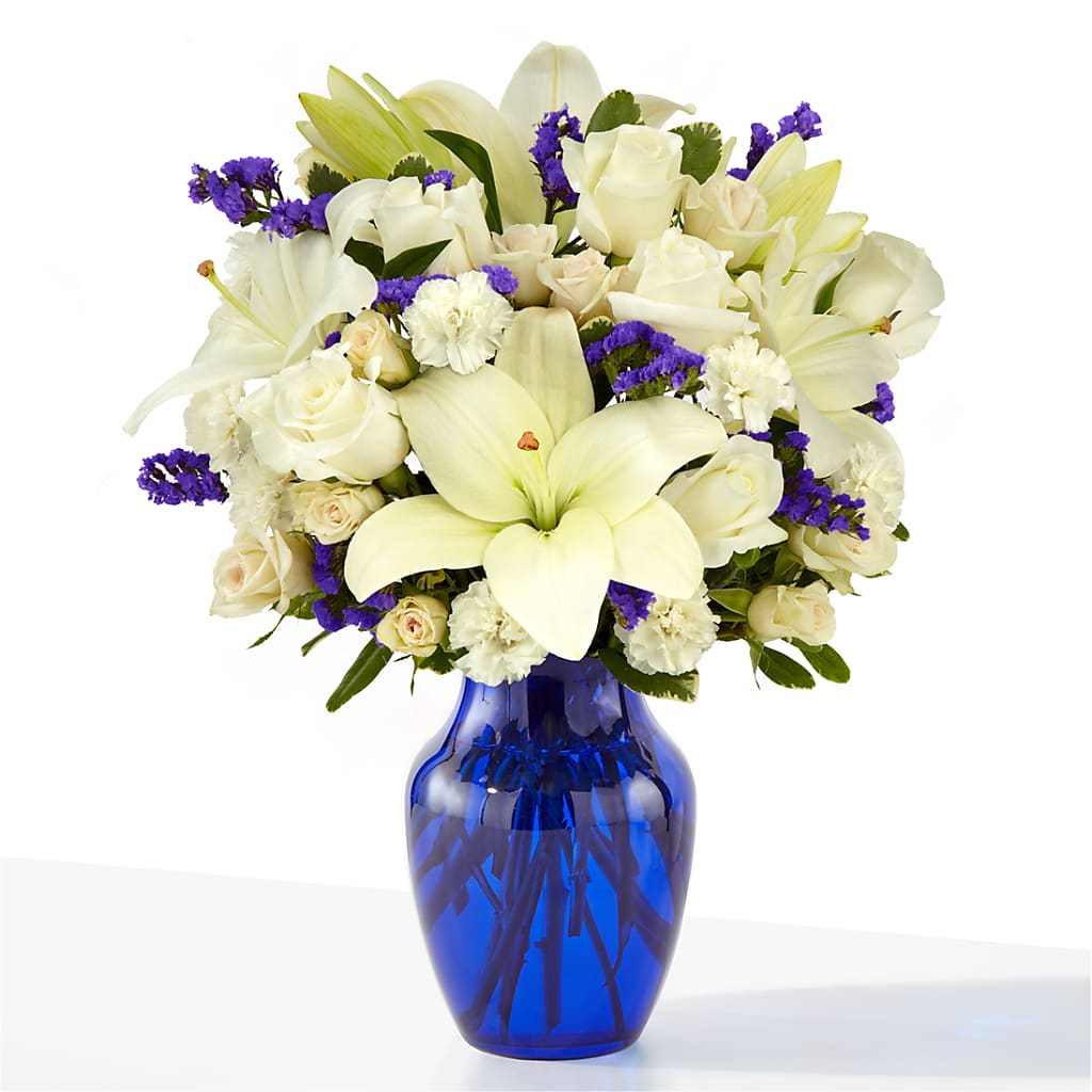 Sapphire Rush Bouquet – NITA'S FLOWERS & GIFTS, Marlow OK