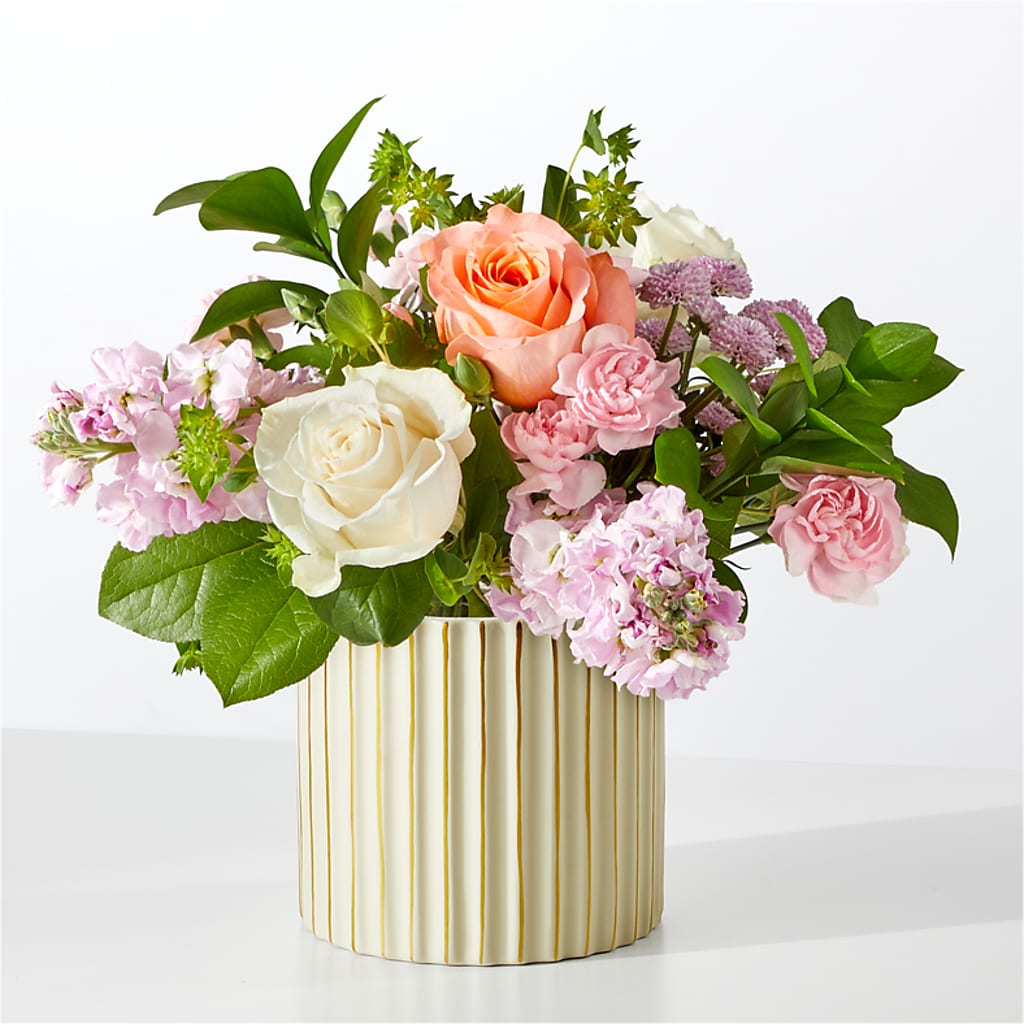 French Market Bouquet with Ivory Vase – NITA'S FLOWERS & GIFTS, Marlow OK