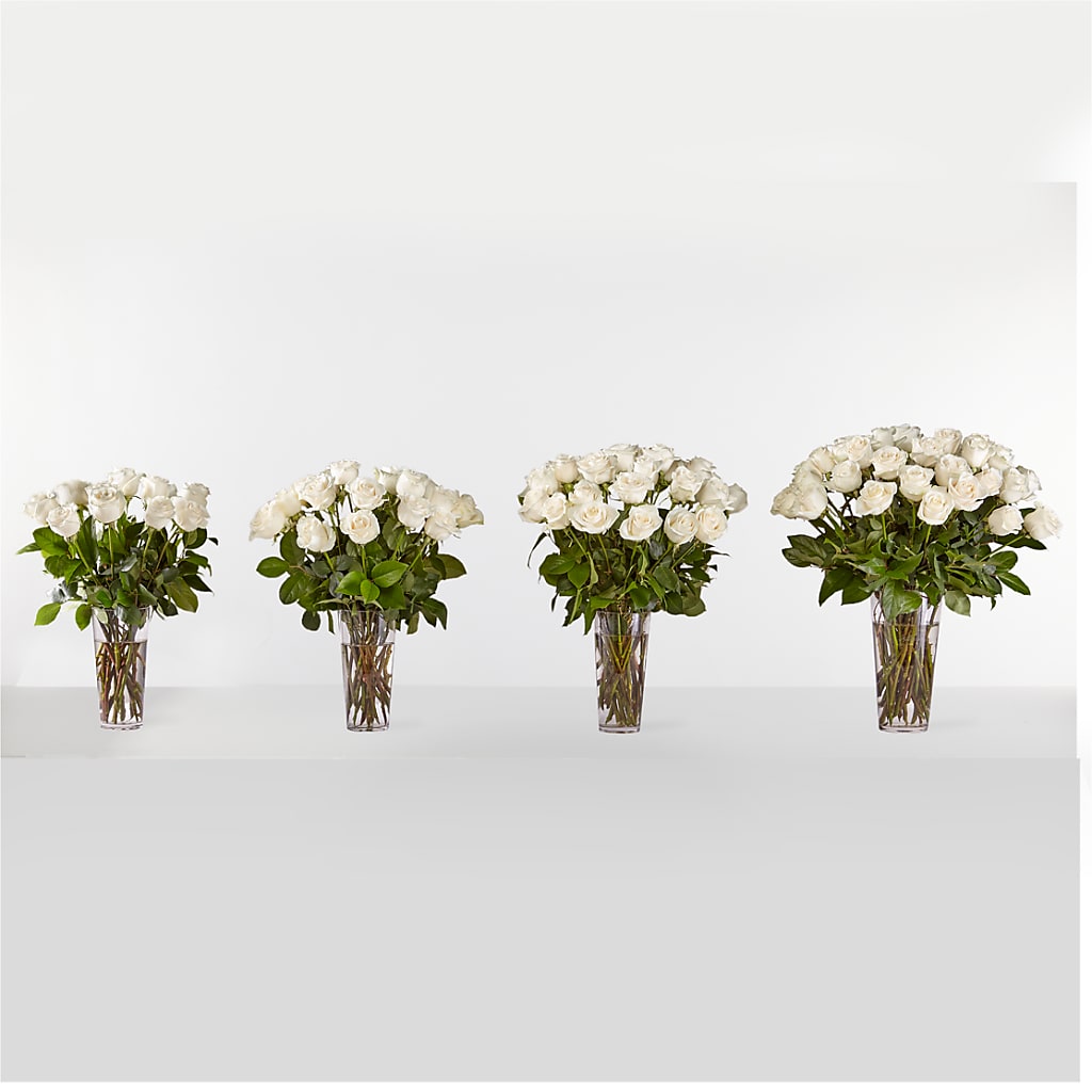 Long Stem White Rose Bouquet – NITA'S FLOWERS & GIFTS, Marlow OK