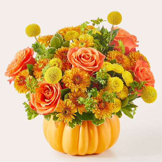 Gourdgeous Pumpkin – NITA'S FLOWERS & GIFTS, Marlow OK