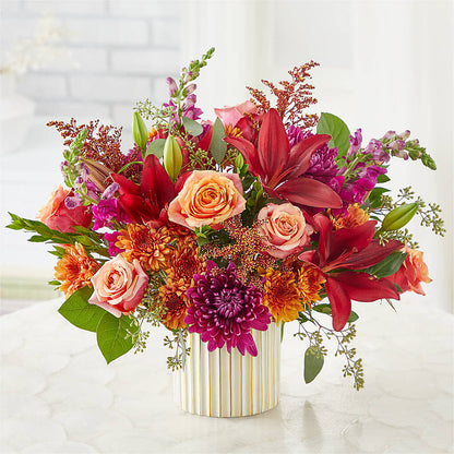 Burgundy Landscape Bouquet – NITA'S FLOWERS & GIFTS, Marlow OK