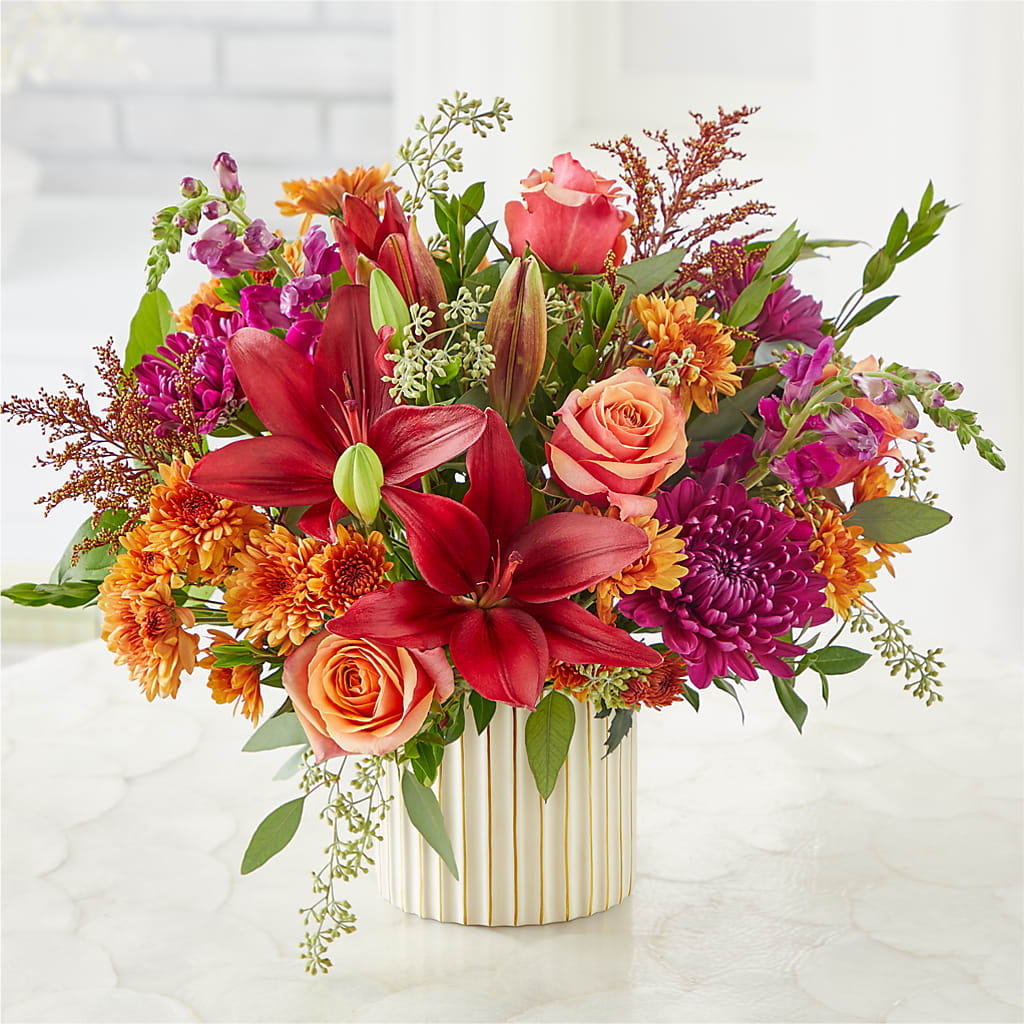 Burgundy Landscape Bouquet – NITA'S FLOWERS & GIFTS, Marlow OK