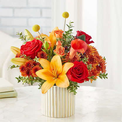 Scarlet Skies Bouquet – NITA'S FLOWERS & GIFTS, Marlow OK