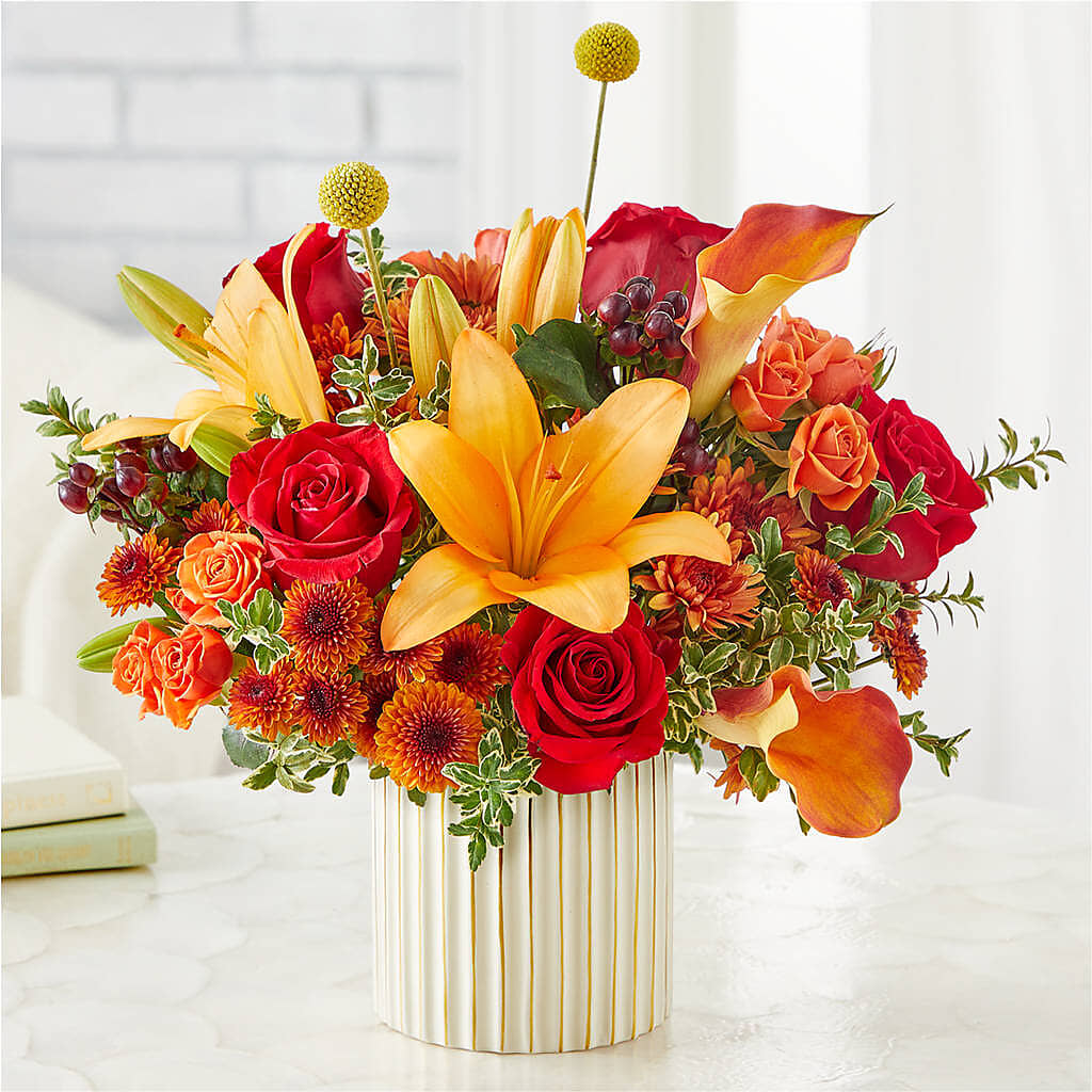 Scarlet Skies Bouquet – NITA'S FLOWERS & GIFTS, Marlow OK