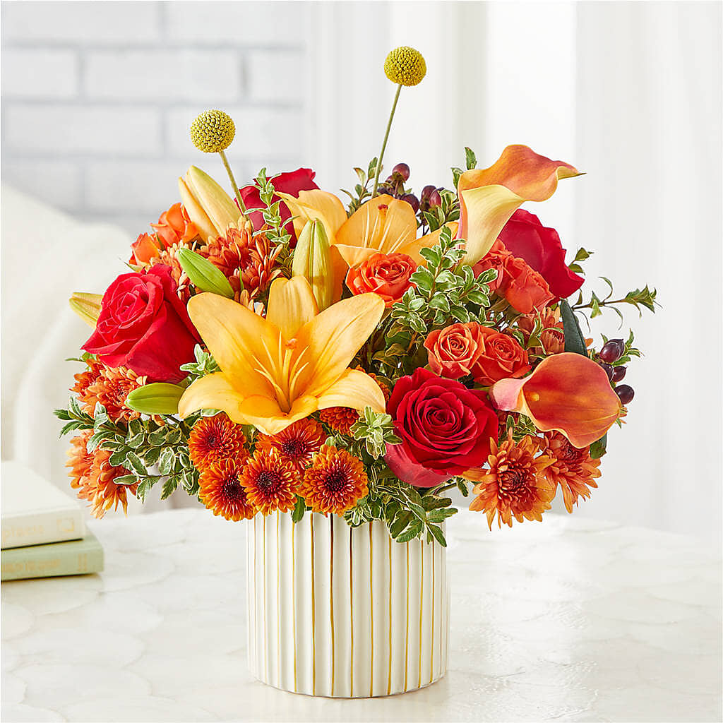 Scarlet Skies Bouquet – NITA'S FLOWERS & GIFTS, Marlow OK