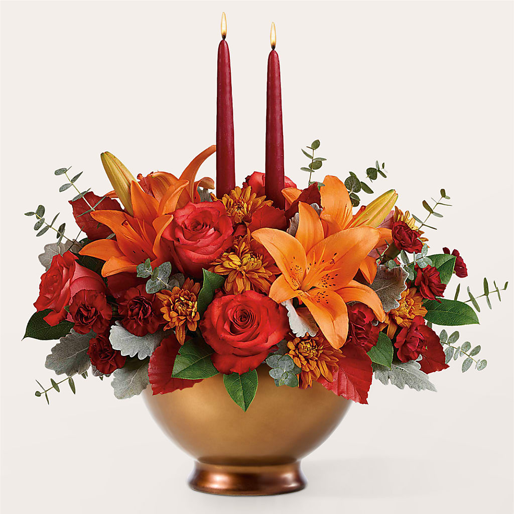 Fruits of Fall Centerpiece – NITA'S FLOWERS & GIFTS, Marlow OK