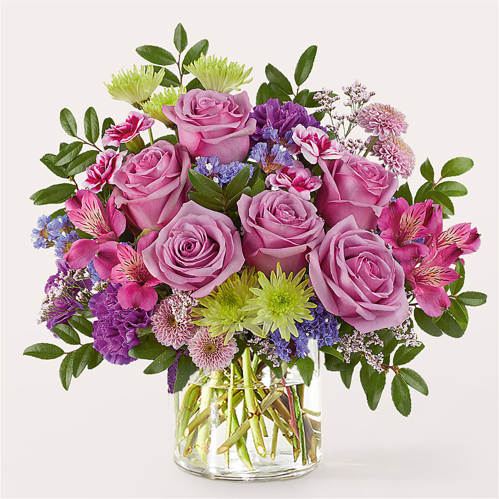 Glass Half Full Bouquet – NITA'S FLOWERS & GIFTS, Marlow OK