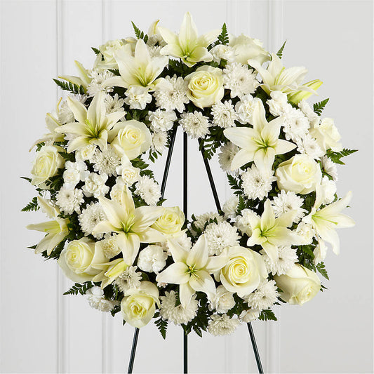 Treasured Tribute Wreath – NITA'S FLOWERS & GIFTS, Marlow OK