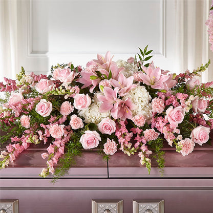 Life & Remembrance Casket Spray – NITA'S FLOWERS & GIFTS, Marlow OK