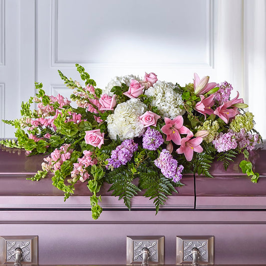 Life's Gratitude Casket Spray – NITA'S FLOWERS & GIFTS, Marlow OK