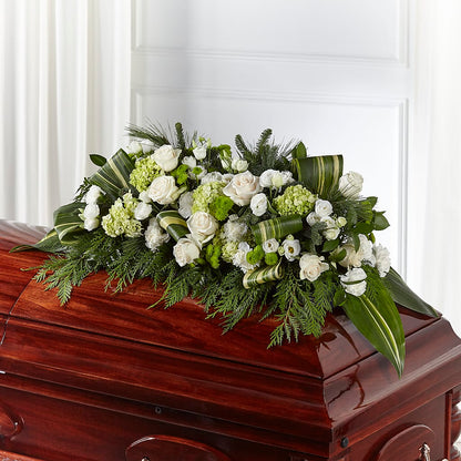 Hopeful Gesture Casket Spray – NITA'S FLOWERS & GIFTS, Marlow OK