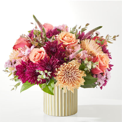 Berry Cobbler Bouquet with Ivory Vase – NITA'S FLOWERS & GIFTS, Marlow OK