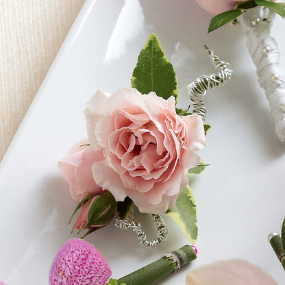 Pink Spray Rose Boutonniere – NITA'S FLOWERS & GIFTS, Marlow OK